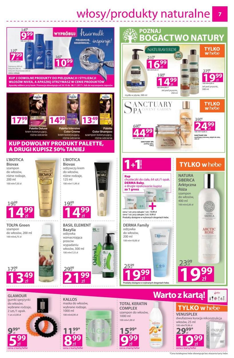 Gazetka promocyjna Hebe str. 7