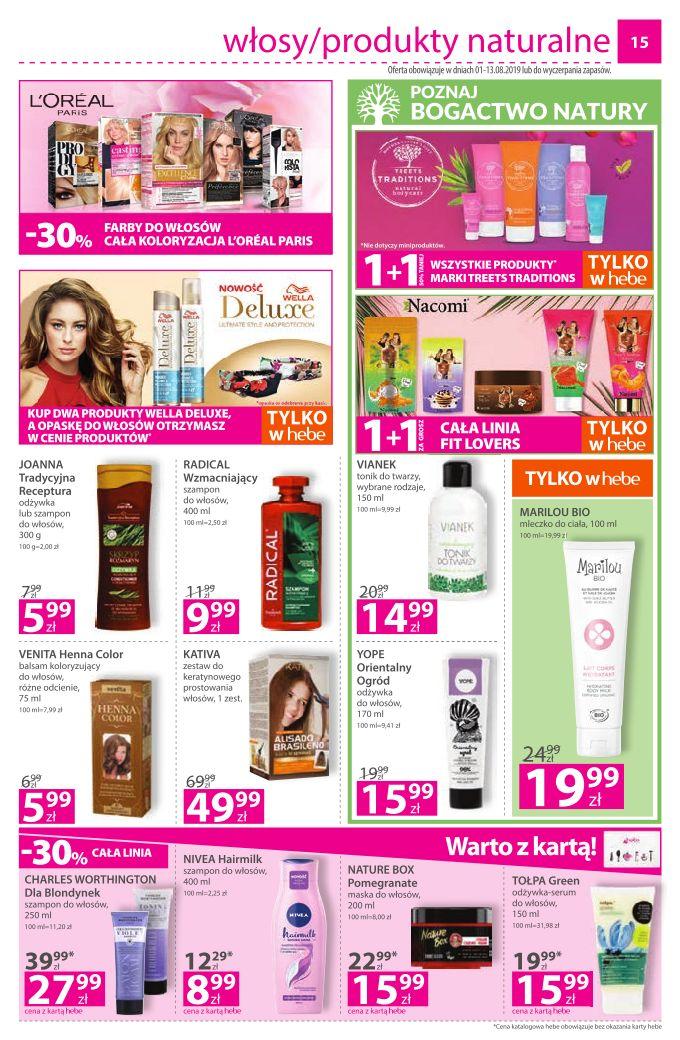 Gazetka promocyjna Hebe str. 15