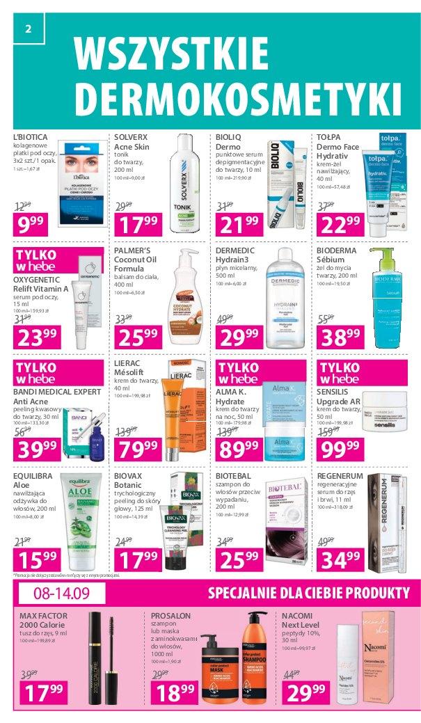 Gazetka promocyjna Hebe str. 2