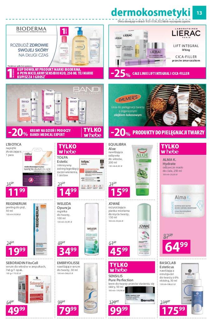 Gazetka promocyjna Hebe str. 13