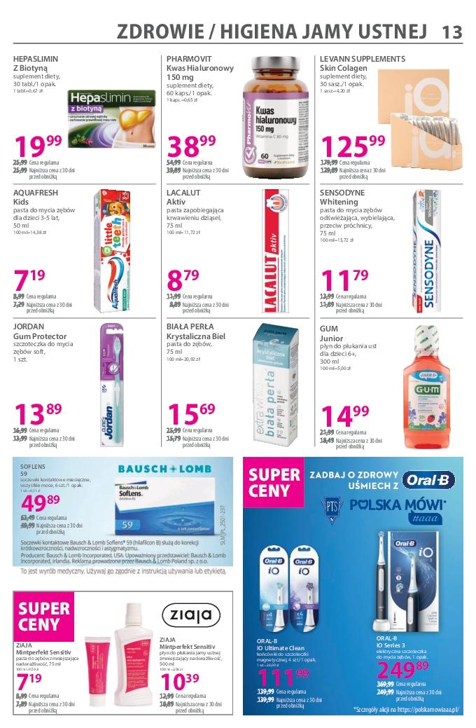 Gazetka promocyjna Hebe str. 13