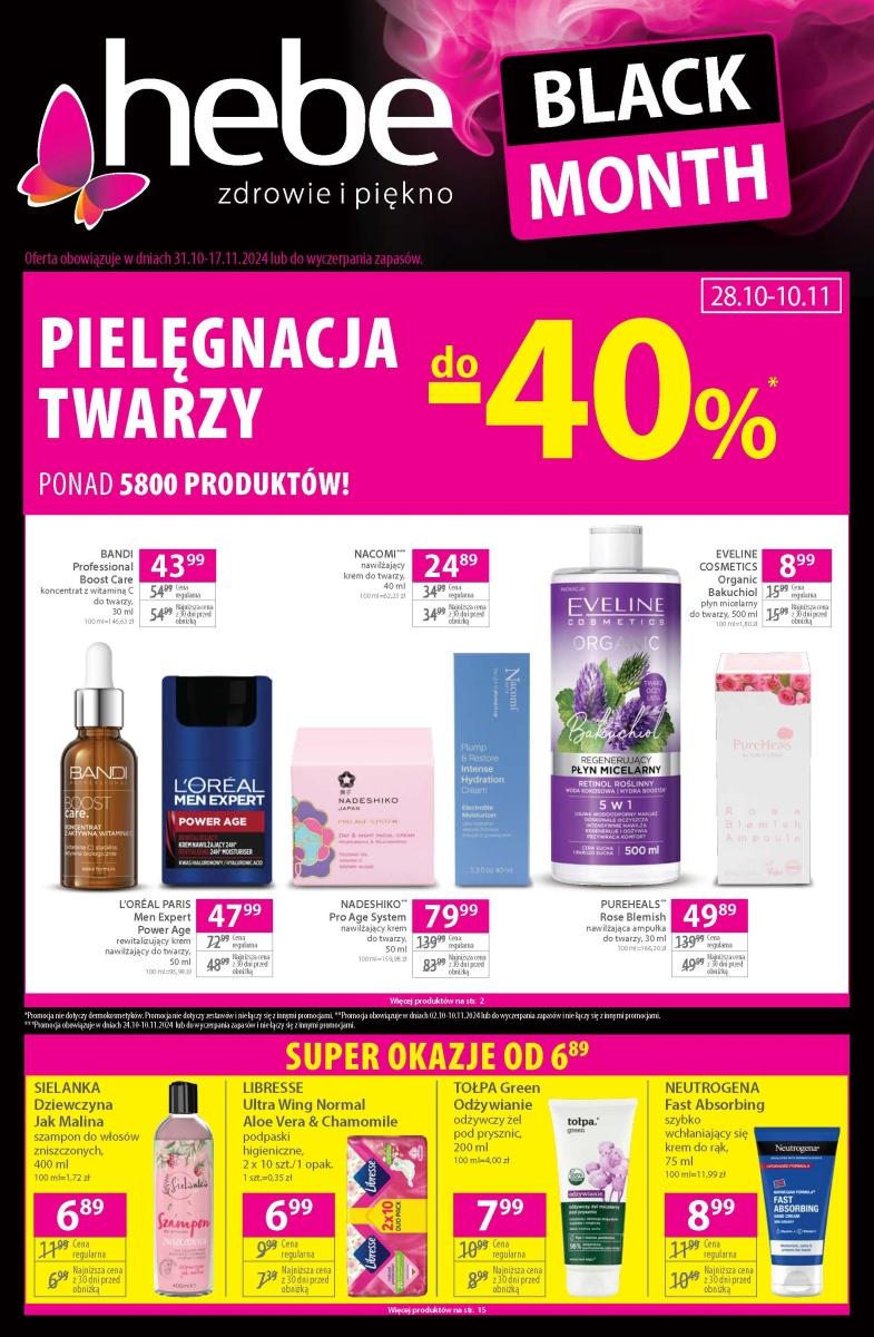 Gazetka promocyjna Hebe str. 1