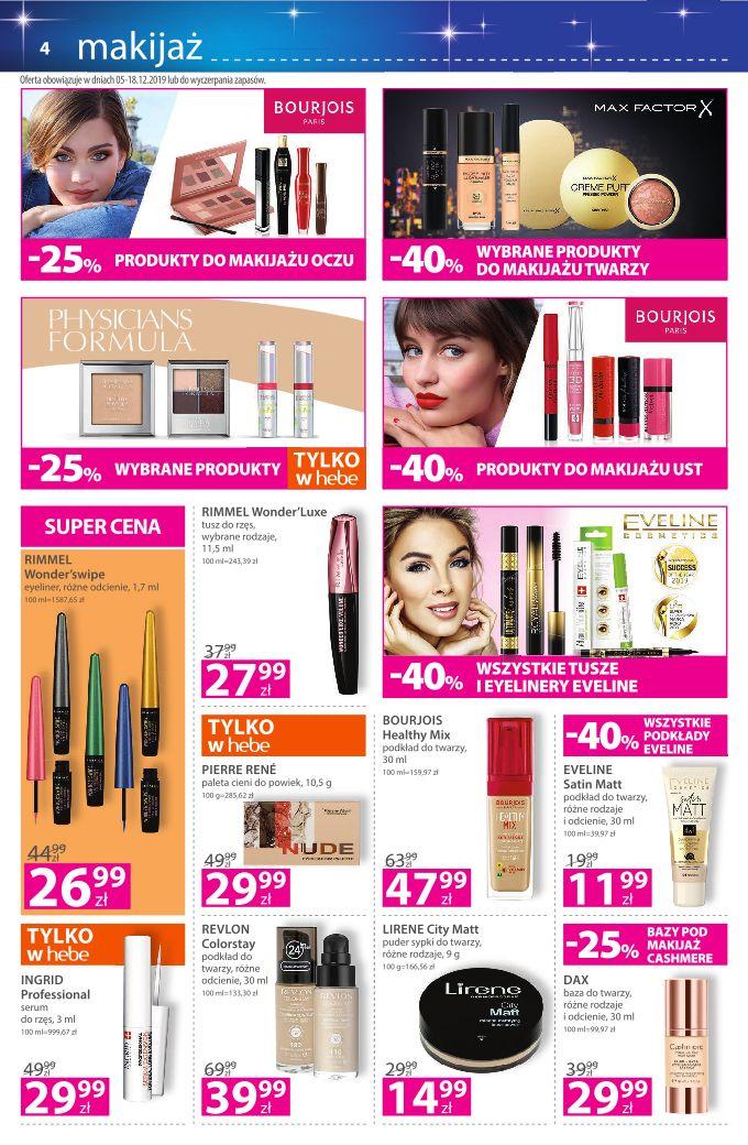 Gazetka promocyjna Hebe str. 4