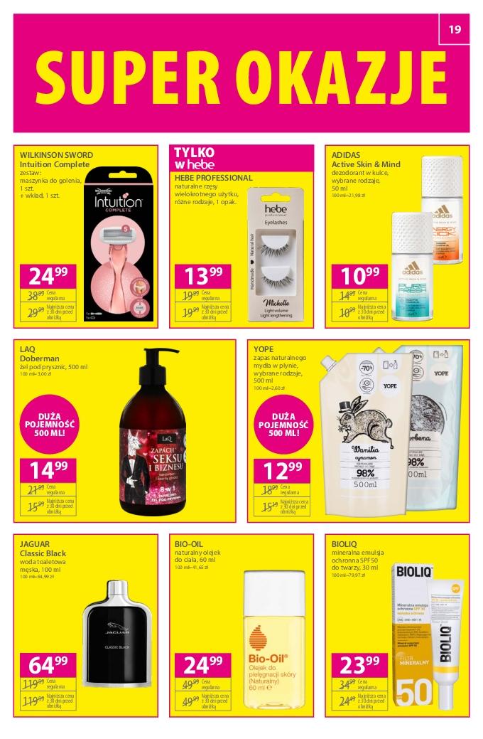 Gazetka promocyjna Hebe str. 19