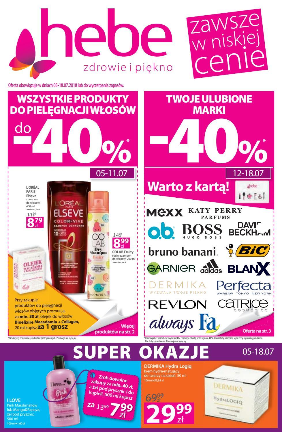 Gazetka promocyjna Hebe str. 1