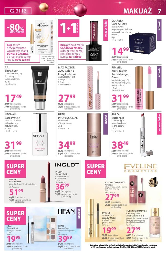 Gazetka promocyjna Hebe str. 7