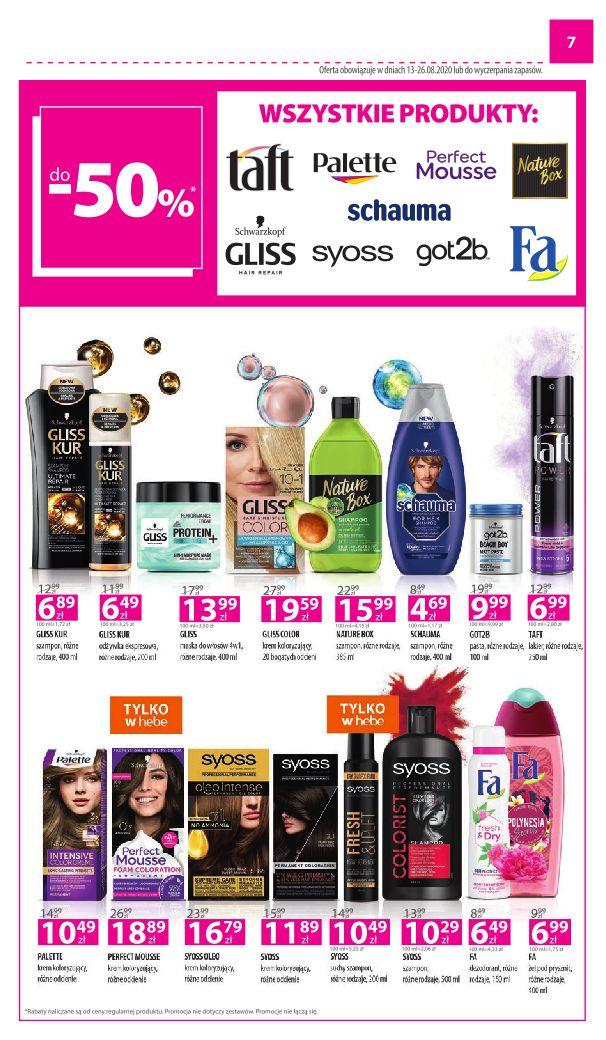 Gazetka promocyjna Hebe str. 7