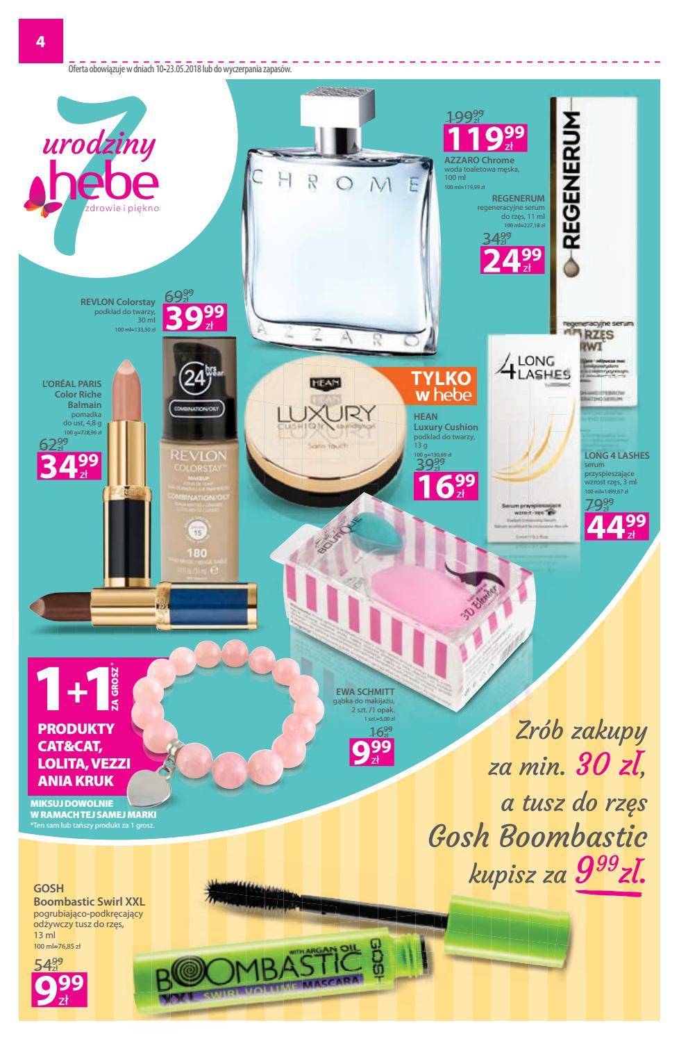 Gazetka promocyjna Hebe str. 4