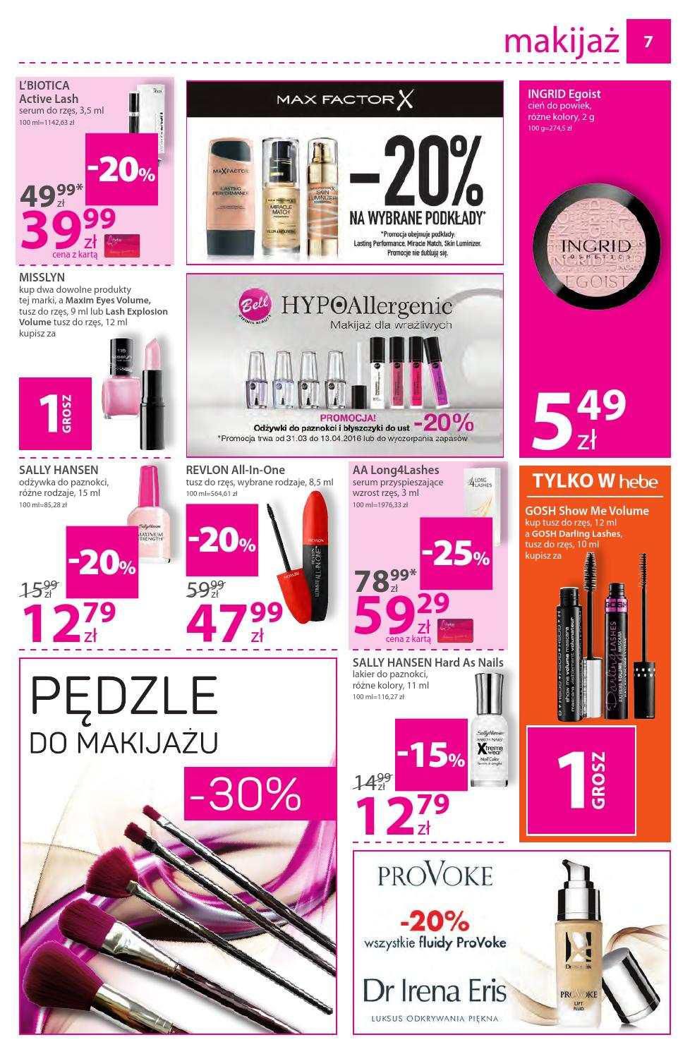 Gazetka promocyjna Hebe str. 7