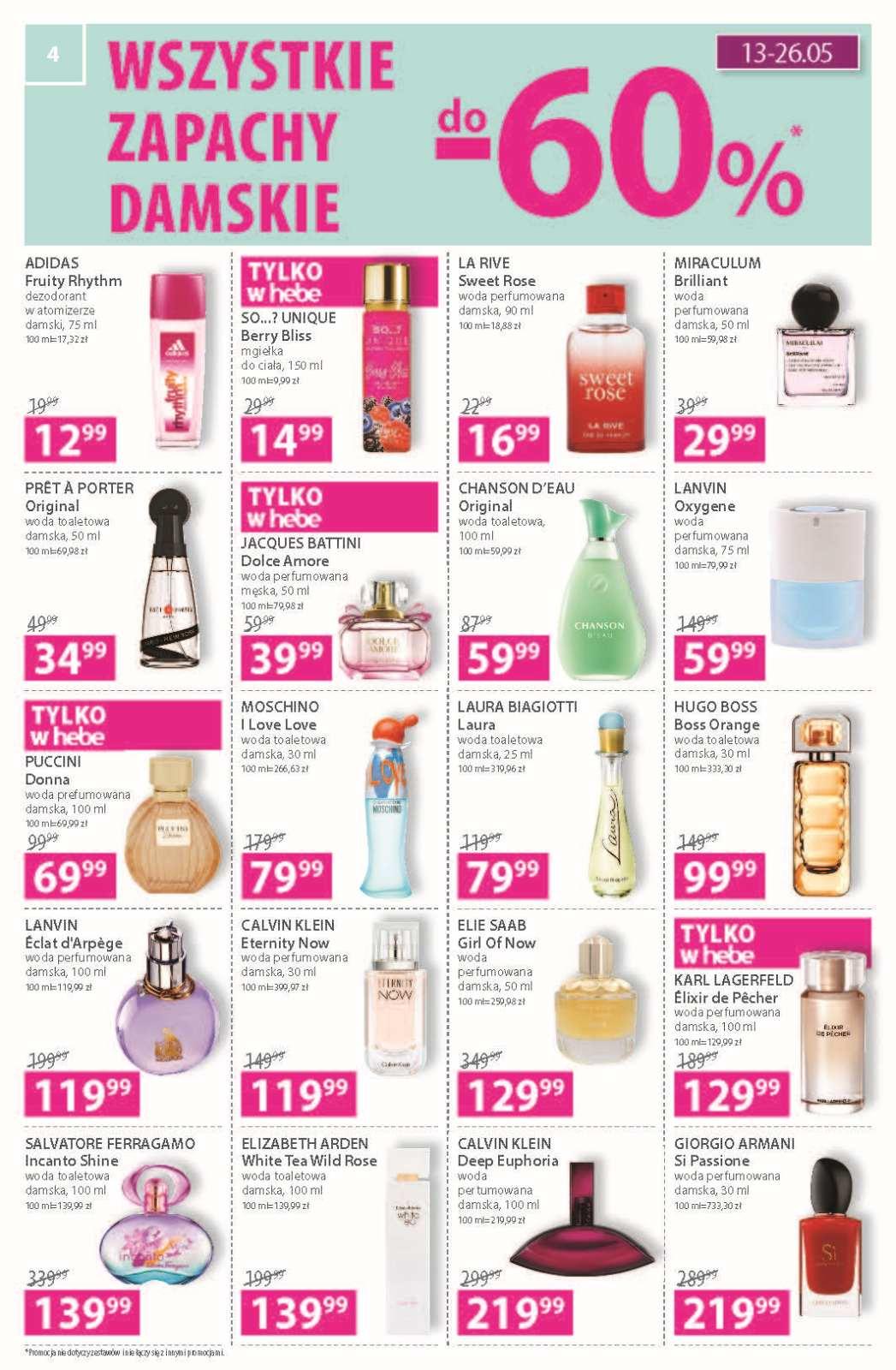 Gazetka promocyjna Hebe str. 4