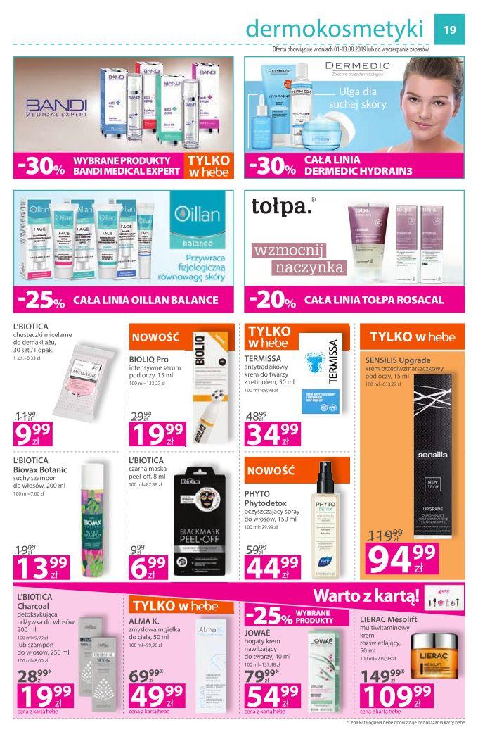 Gazetka promocyjna Hebe str. 19