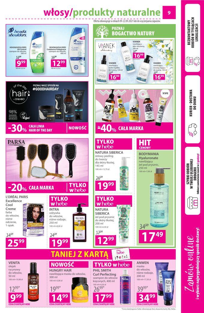 Gazetka promocyjna Hebe str. 9