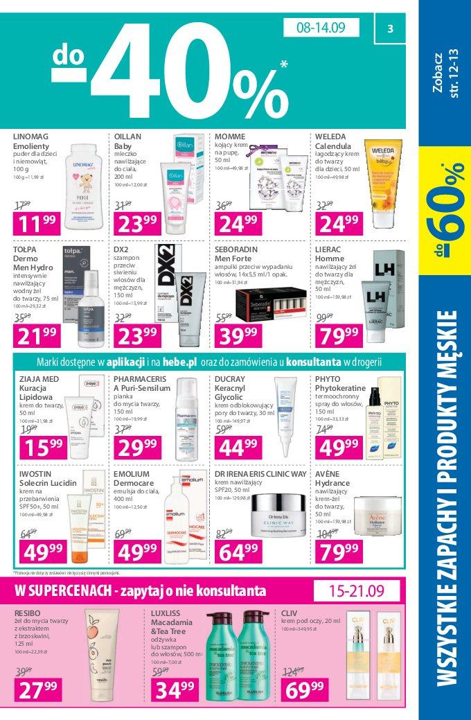 Gazetka promocyjna Hebe str. 3