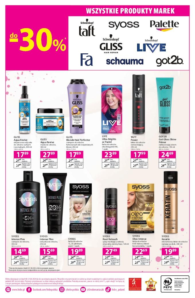 Gazetka promocyjna Hebe str. 20