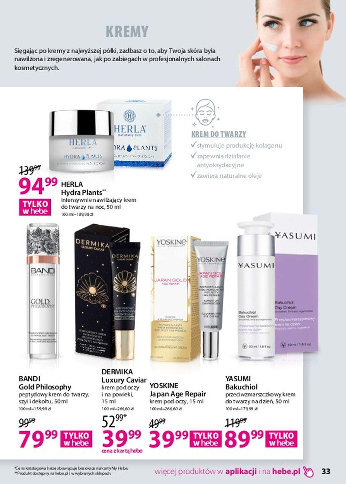 Gazetka promocyjna Hebe str. 33