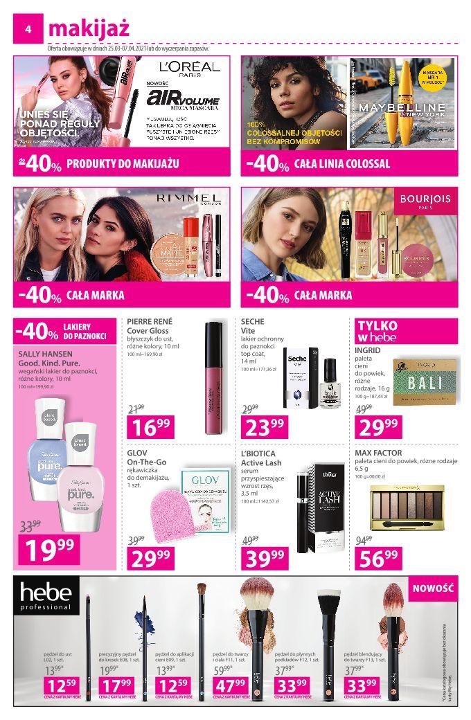 Gazetka promocyjna Hebe str. 4