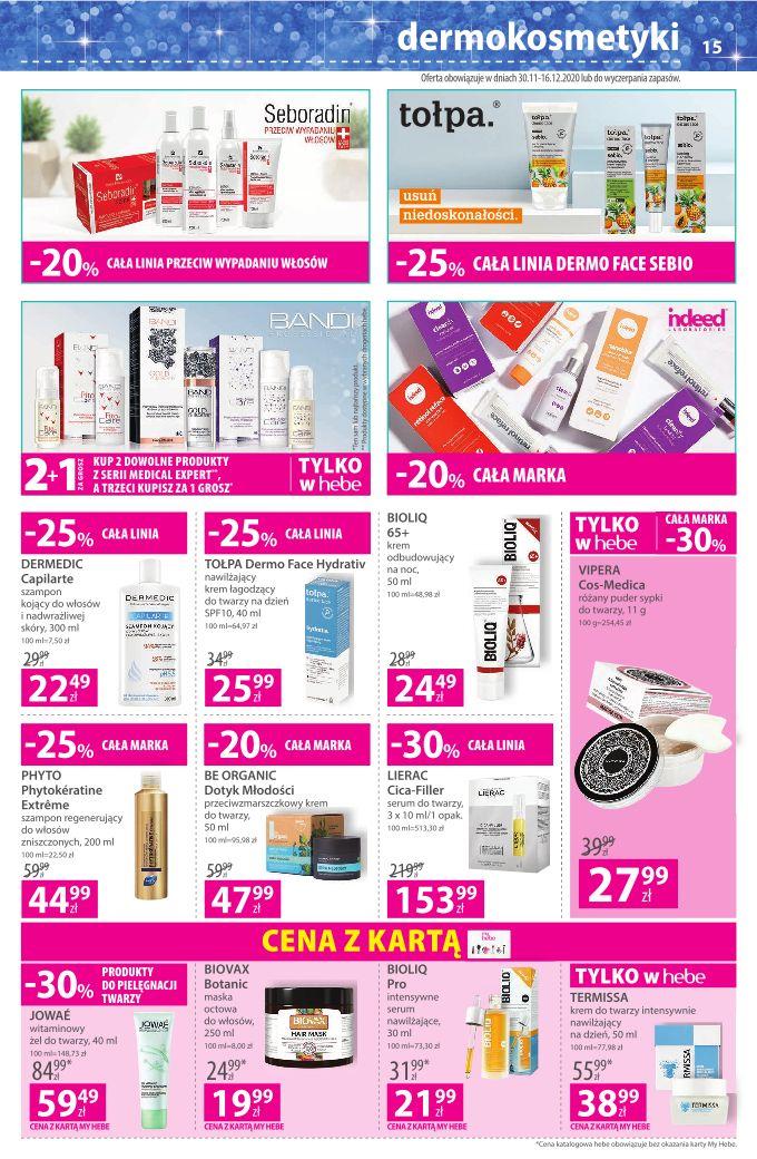 Gazetka promocyjna Hebe str. 15