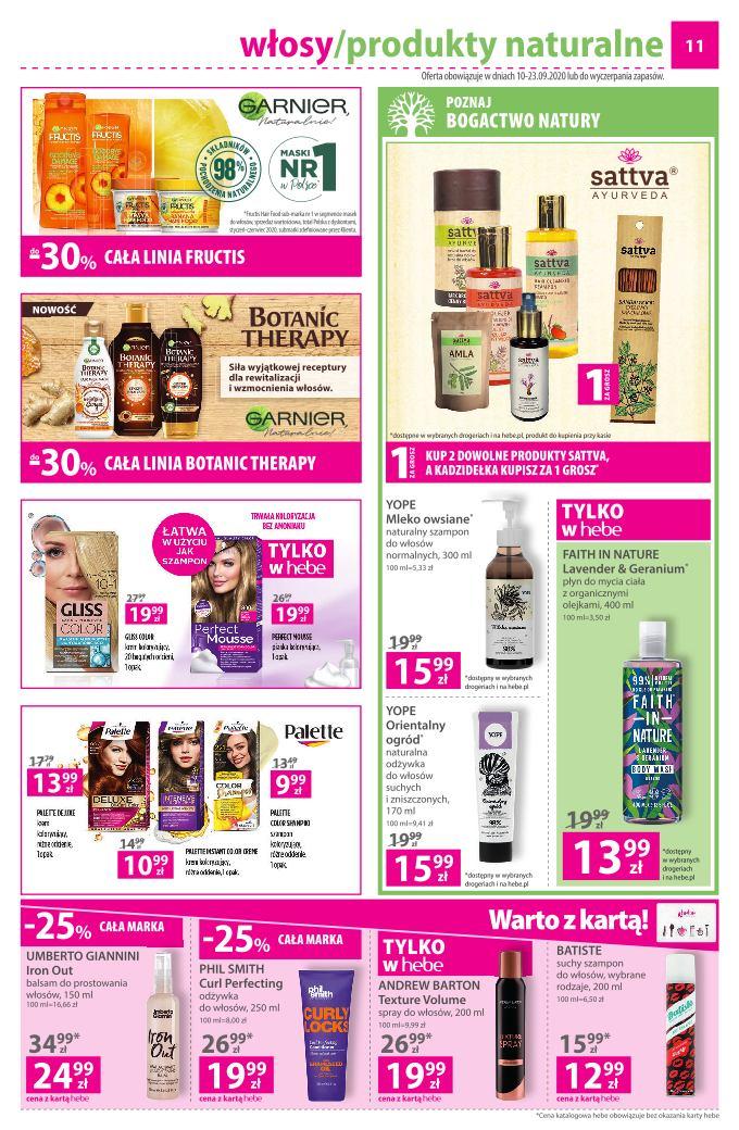 Gazetka promocyjna Hebe str. 11