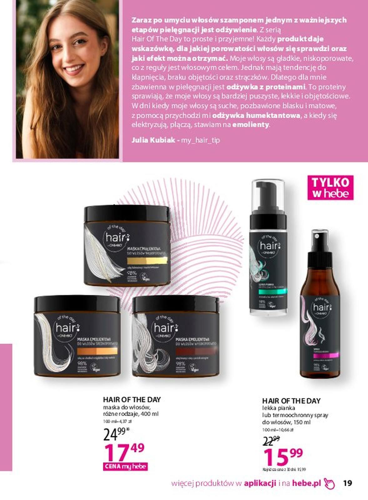 Gazetka promocyjna Hebe str. 19