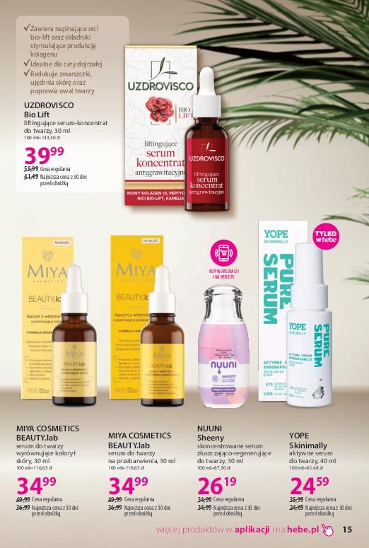Gazetka promocyjna Hebe str. 15