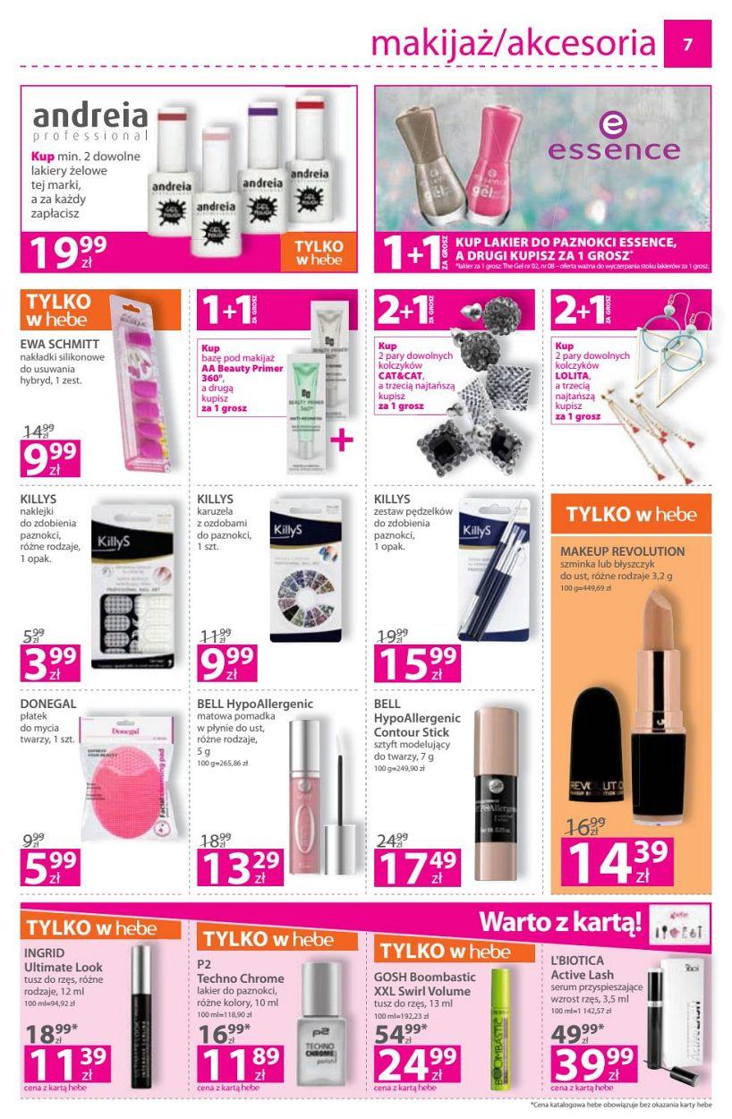Gazetka promocyjna Hebe str. 7
