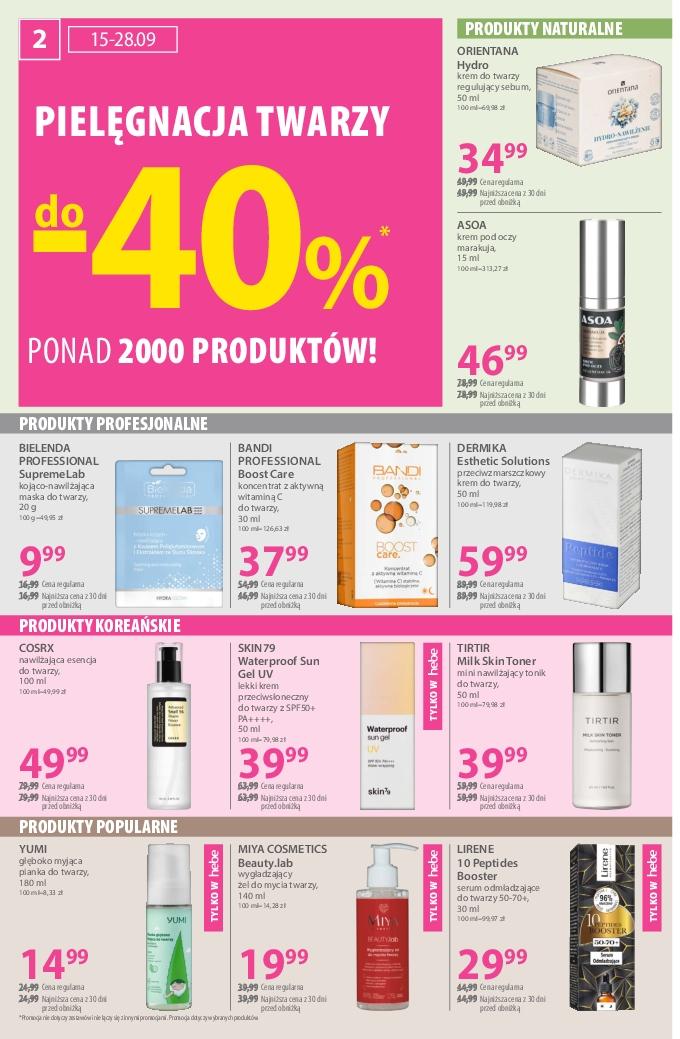 Gazetka promocyjna Hebe str. 2