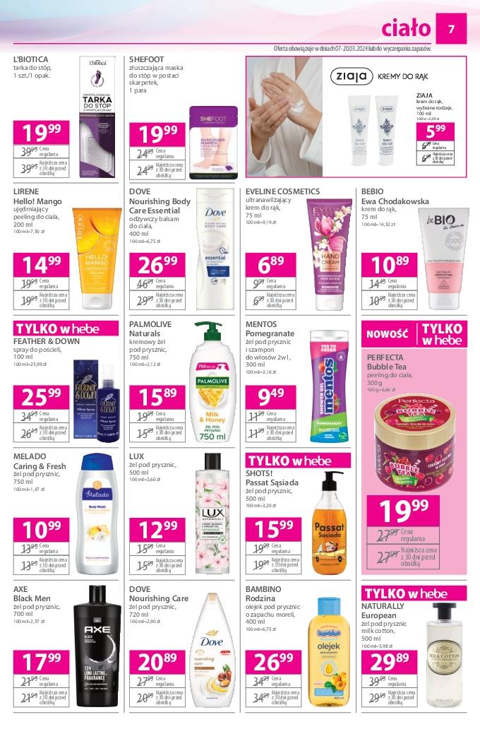 Gazetka promocyjna Hebe str. 7