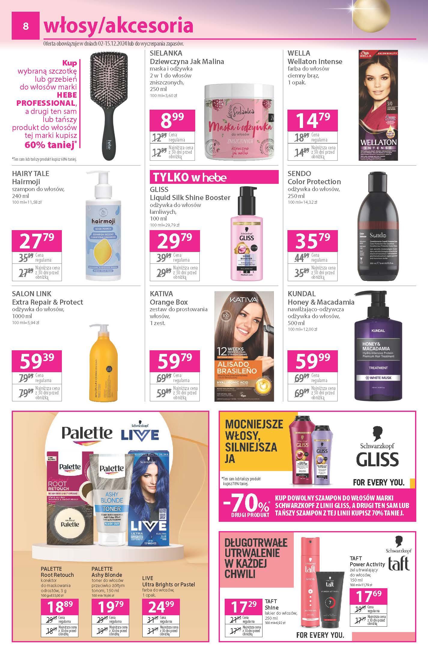 Gazetka promocyjna Hebe str. 8