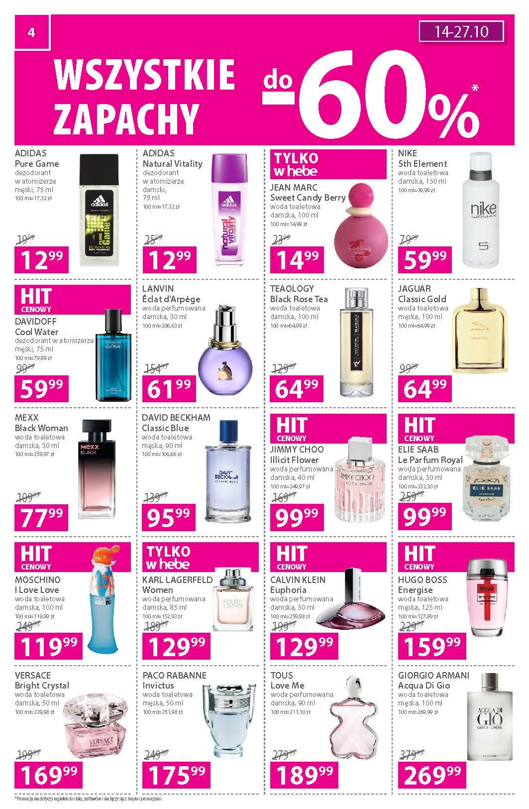 Gazetka promocyjna Hebe str. 4