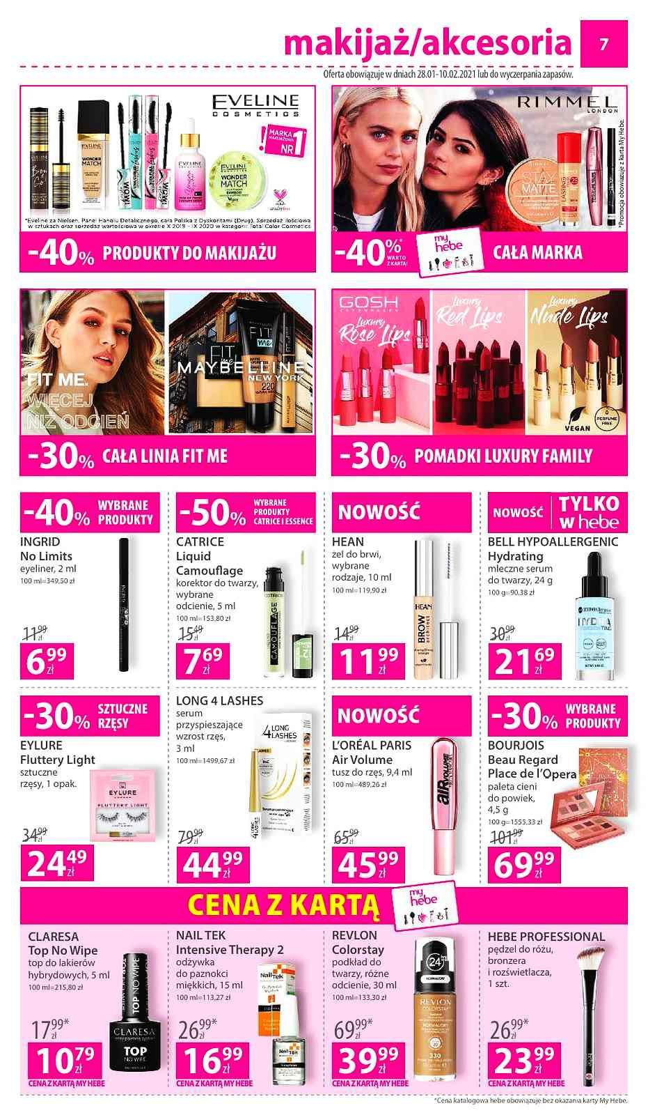 Gazetka promocyjna Hebe str. 7