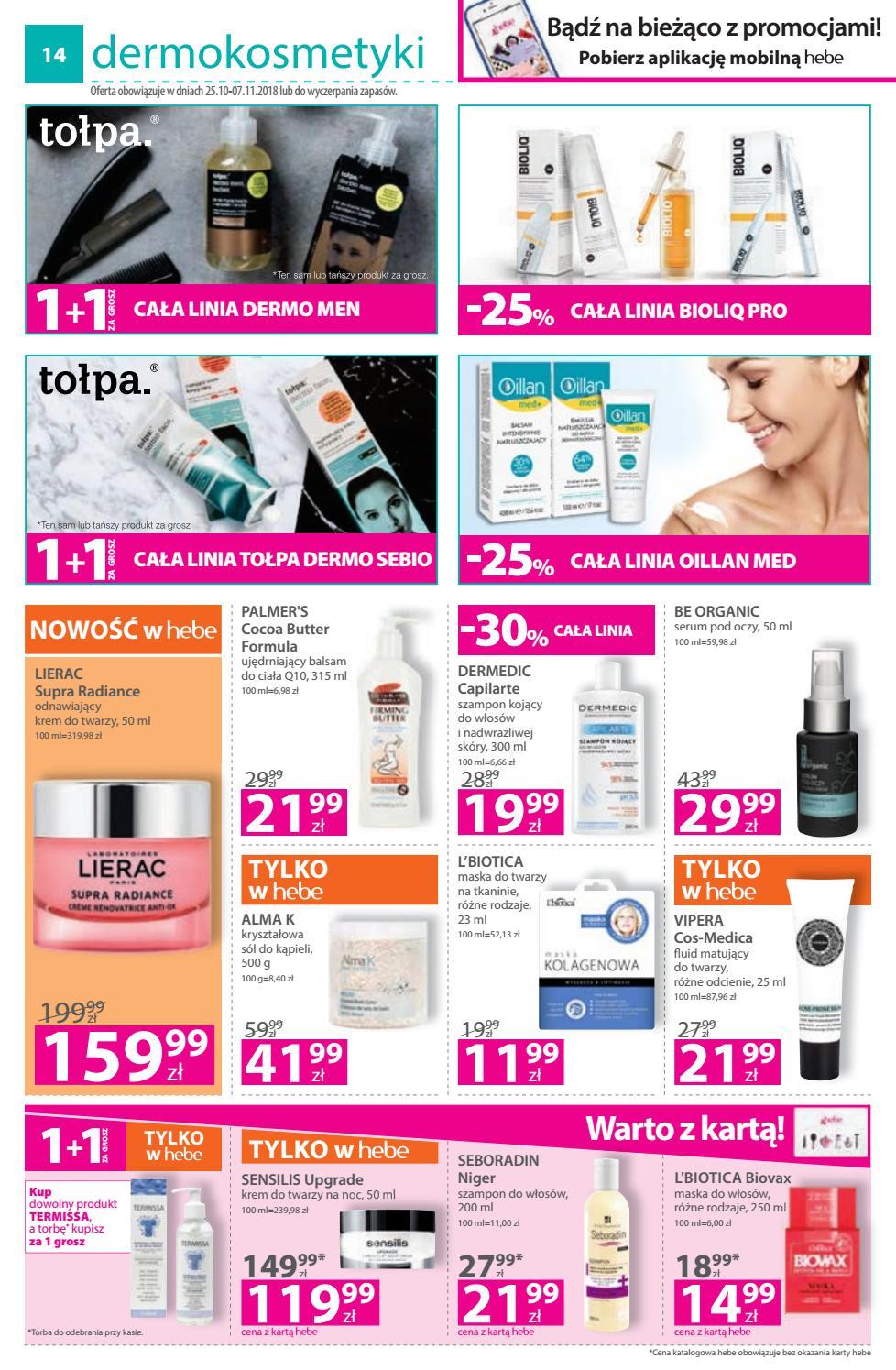 Gazetka promocyjna Hebe str. 14