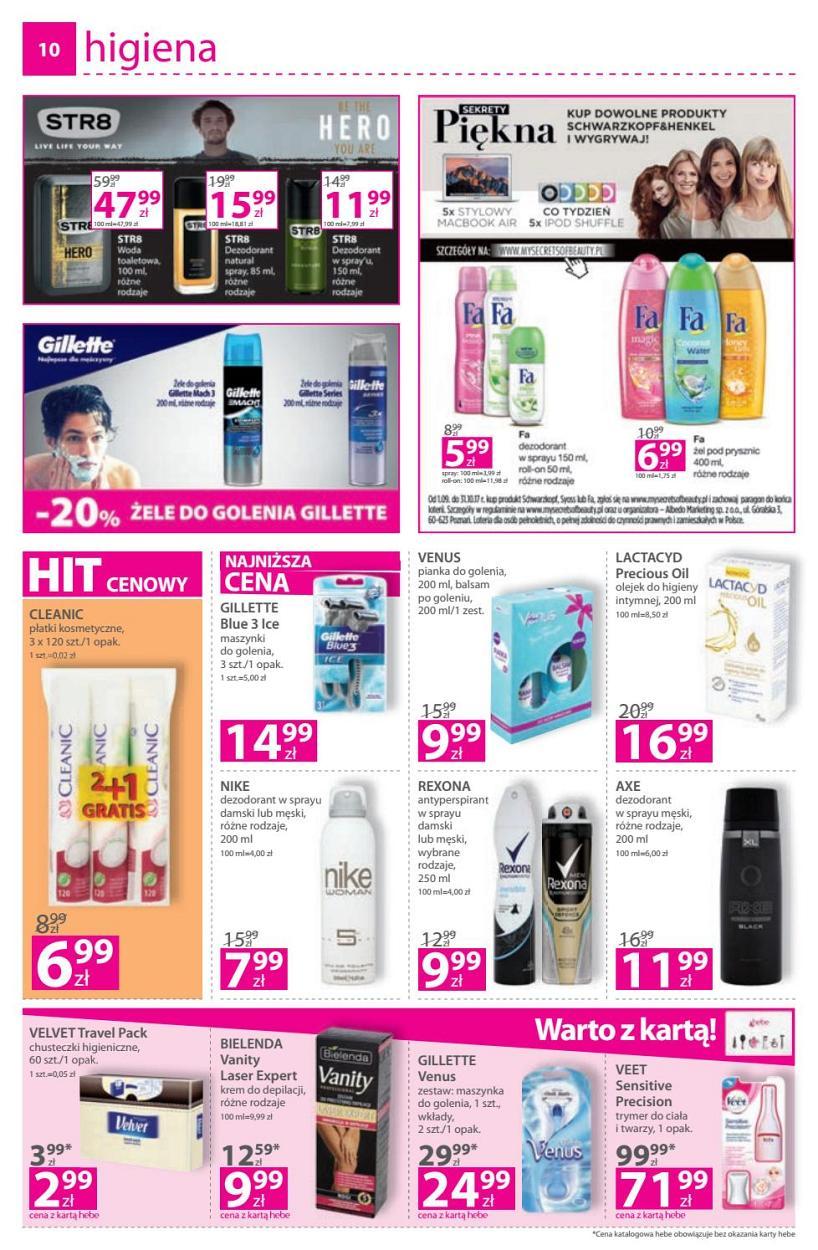 Gazetka promocyjna Hebe str. 10