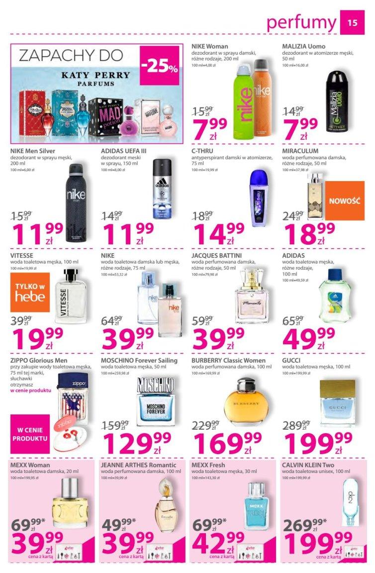 Gazetka promocyjna Hebe str. 15