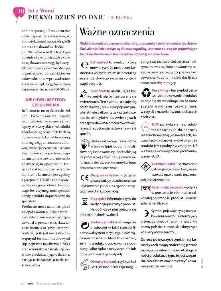 Gazetka promocyjna Hebe str. 30