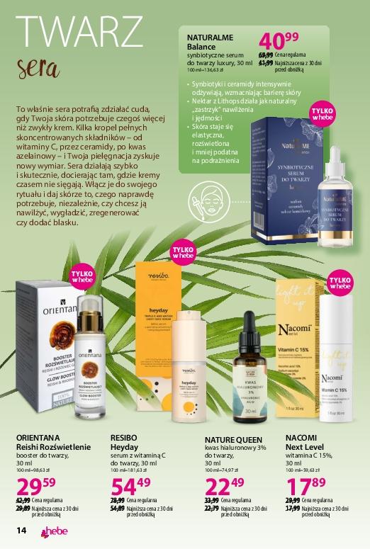 Gazetka promocyjna Hebe str. 14