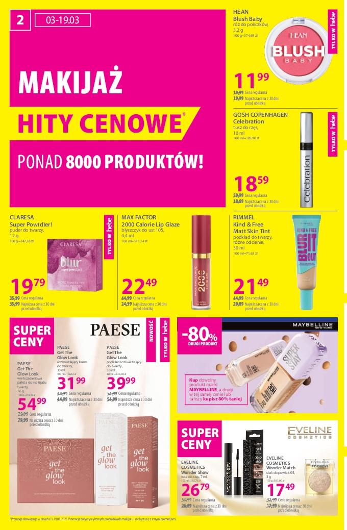 Gazetka promocyjna Hebe str. 2