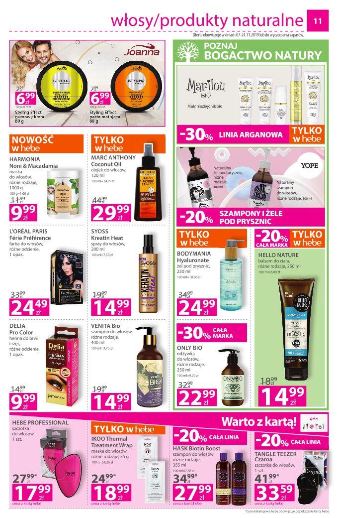 Gazetka promocyjna Hebe str. 11