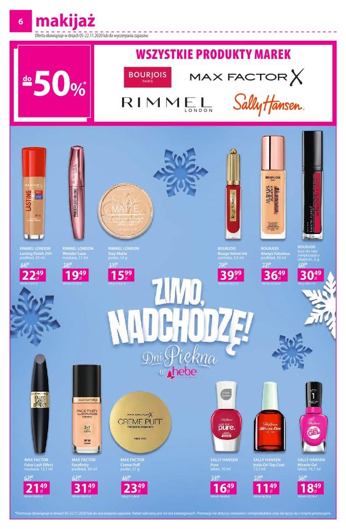 Gazetka promocyjna Hebe str. 6