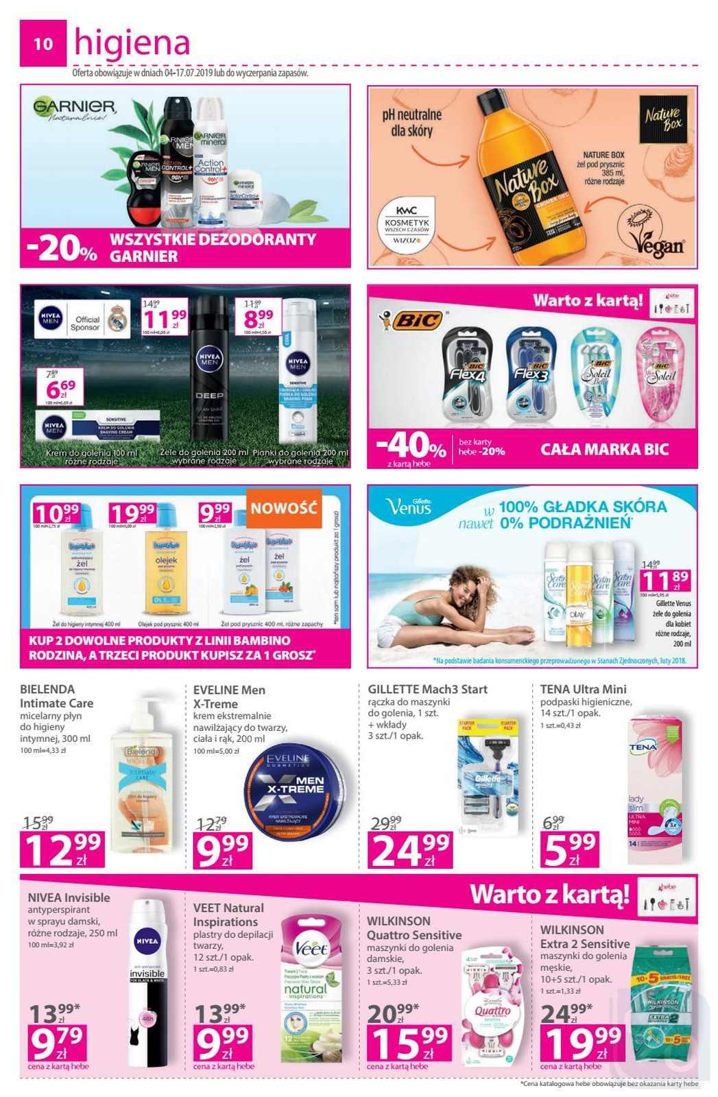 Gazetka promocyjna Hebe str. 10
