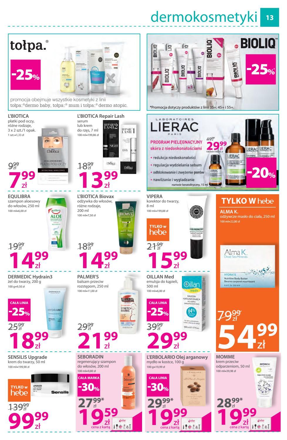 Gazetka promocyjna Hebe str. 13