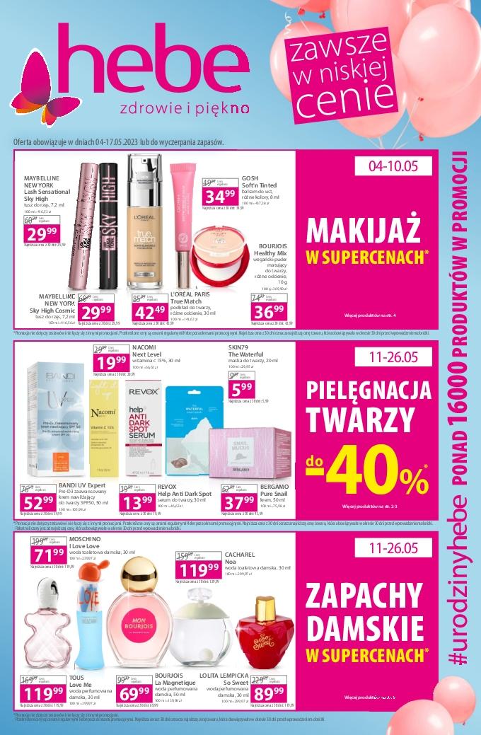 Gazetka promocyjna Hebe str. 1