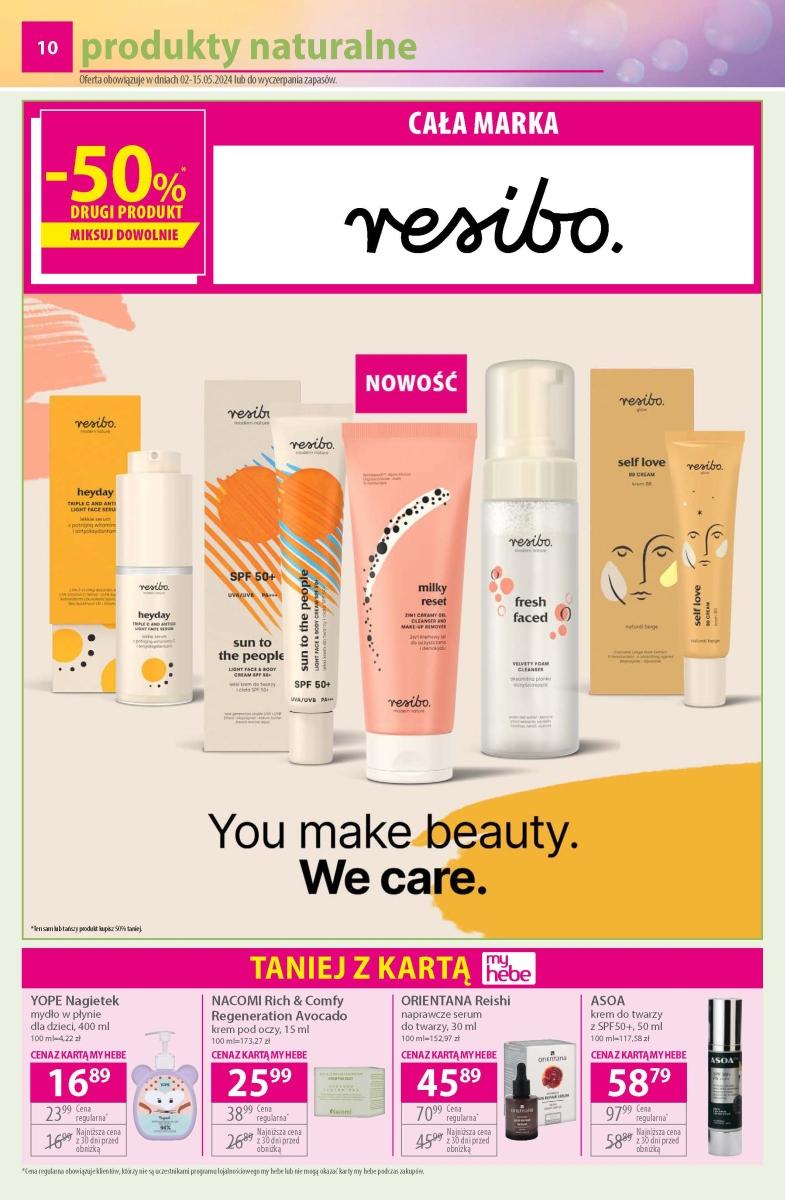 Gazetka promocyjna Hebe str. 10