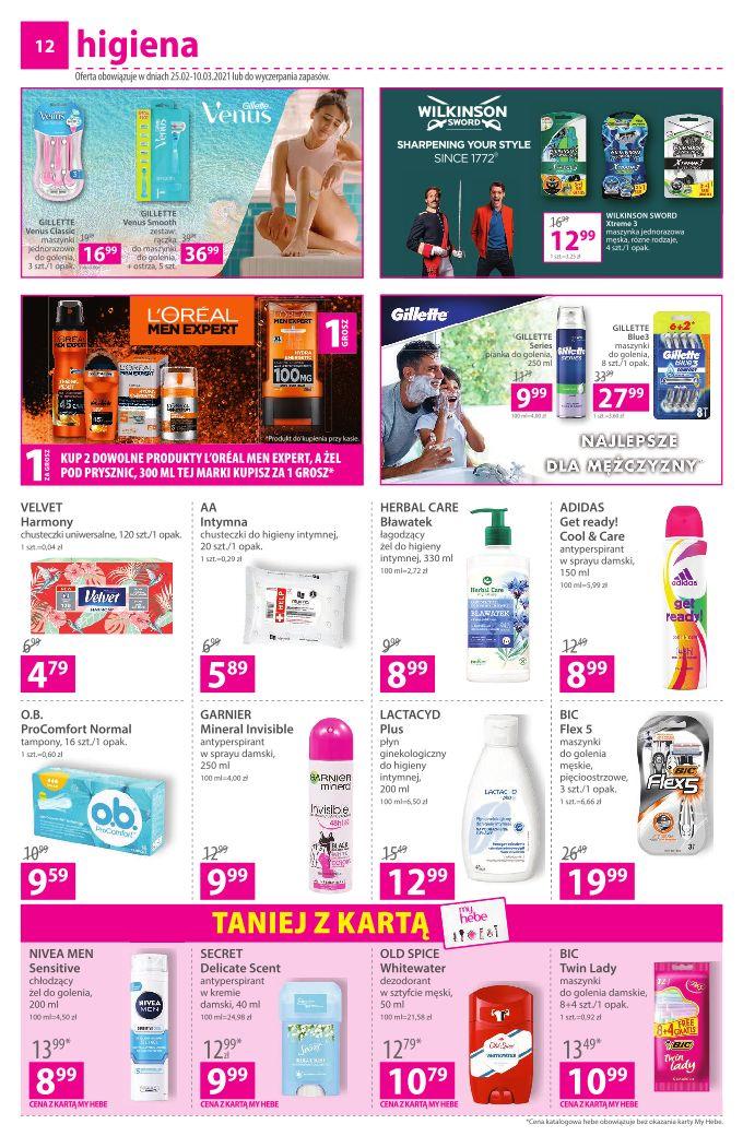 Gazetka promocyjna Hebe str. 12