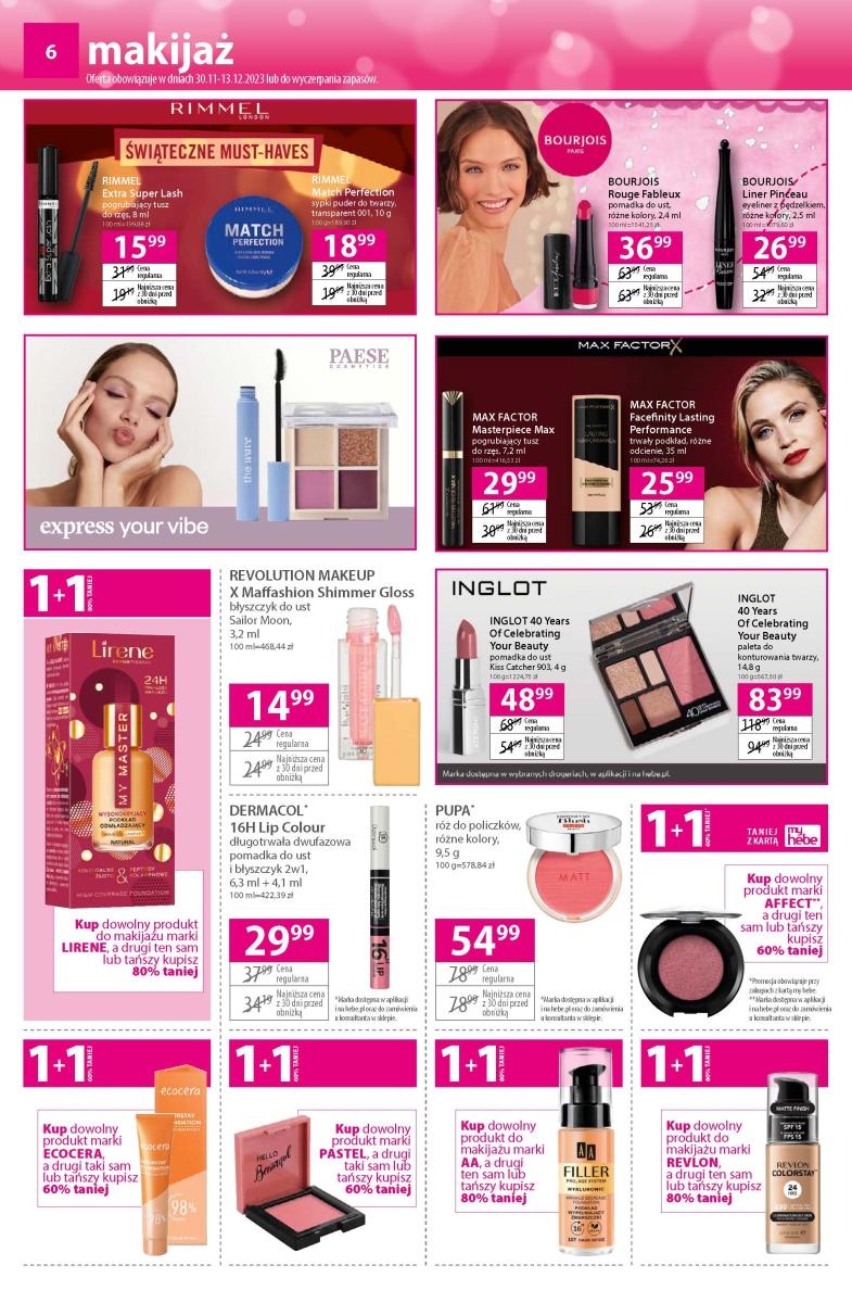 Gazetka promocyjna Hebe str. 6