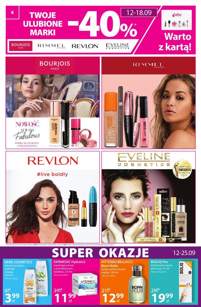 Gazetka promocyjna Hebe str. 4