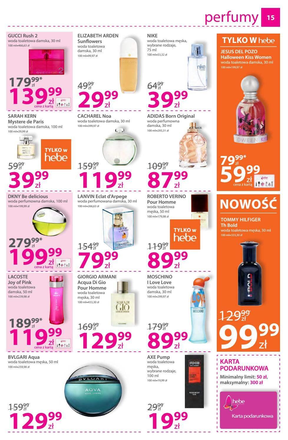Gazetka promocyjna Hebe str. 15