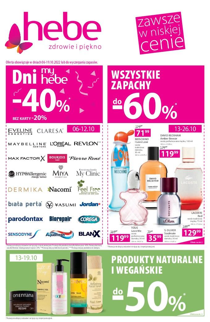 Gazetka promocyjna Hebe str. 1