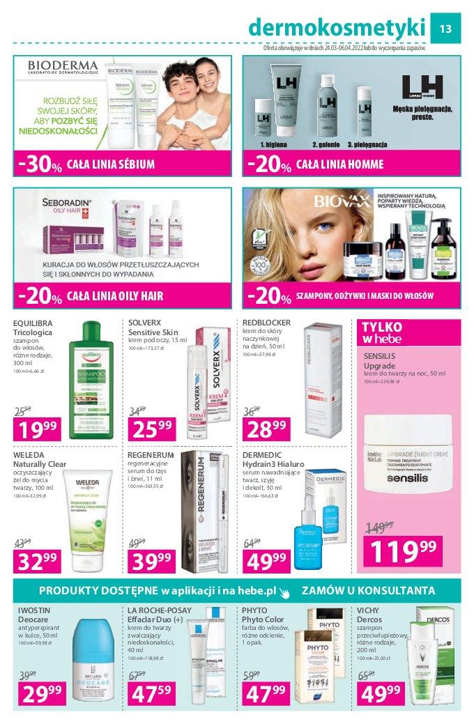 Gazetka promocyjna Hebe str. 13