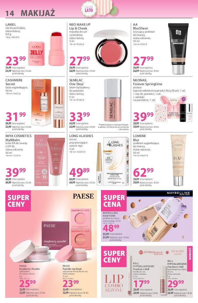 Gazetka promocyjna Hebe str. 14