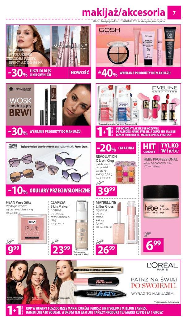 Gazetka promocyjna Hebe str. 7
